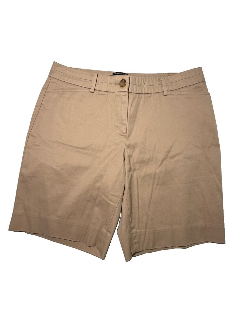 Talbots Perfect  Short Cotton Spandex Khaki Shorts- Size 2P